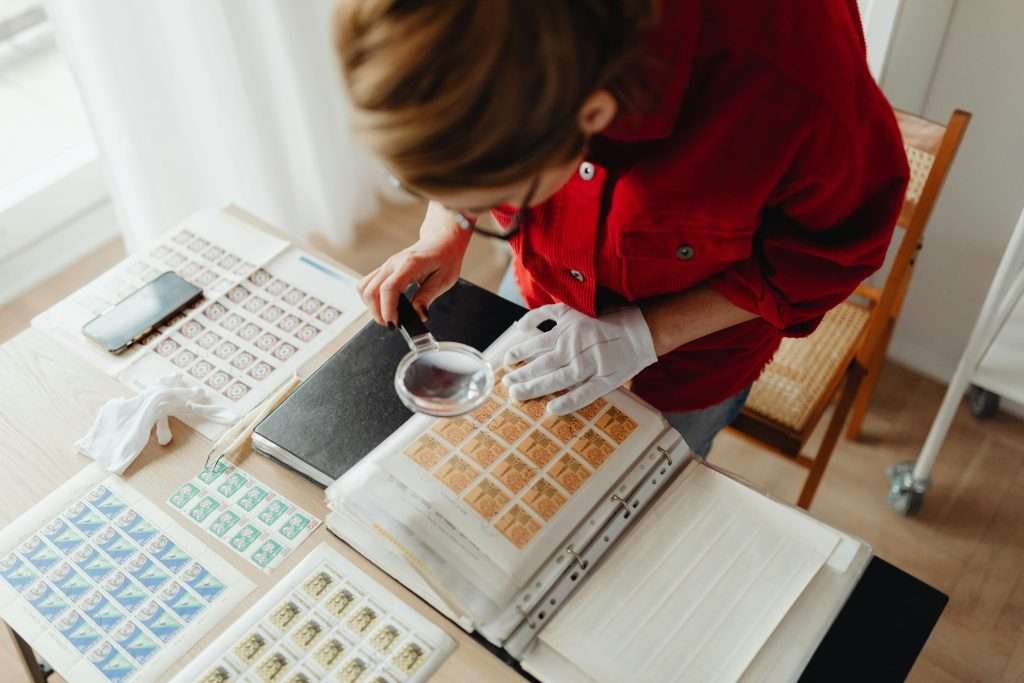 picture of girl researching